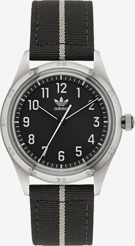 ADIDAS ORIGINALS Analog Watch in Silver: front