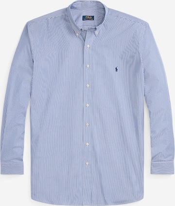 Polo Ralph Lauren Big & Tall Классический крой Рубашка в Синий: спереди