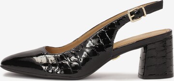 Kazar Slingpumps in Schwarz: predná strana