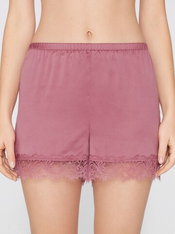 Tezenis Regular Pajama Pants in Pink: front