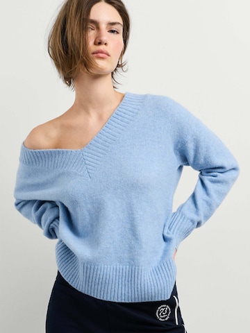 Pepe Jeans Trui 'Ashley' in Blauw: voorkant