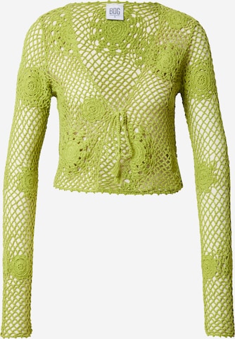 Cardigan BDG Urban Outfitters en vert : devant