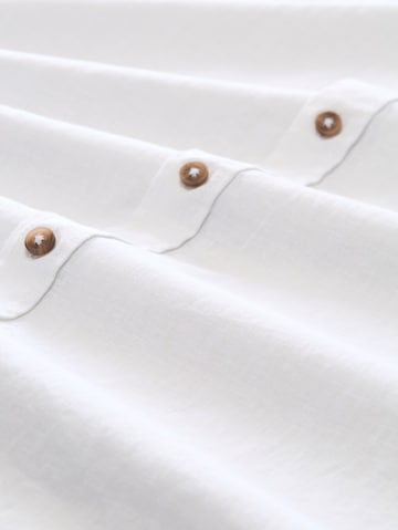 TOM TAILOR Men + Regular fit Button Up Shirt in White
