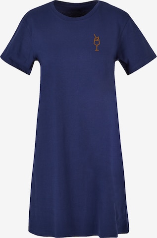 Robe 'Orange Spritz' F4NT4STIC en bleu : devant