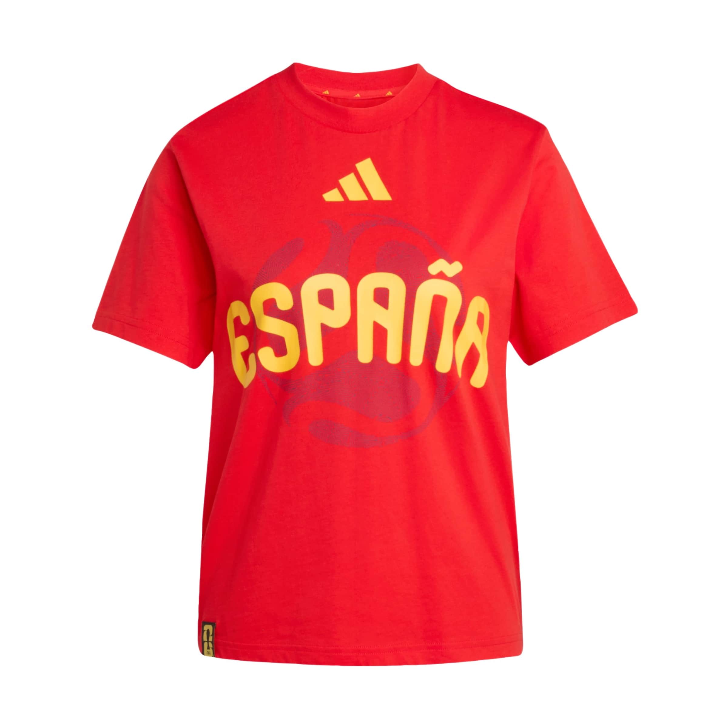 T-shirt fonctionnel 'FIFA Fussball-Weltmeisterschaft 26™ Spanien' ADIDAS PERFORMANCE en rouge : devant