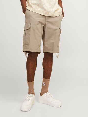 Loosefit Pantaloni cargo 'JPSTCole Barkley' di JACK & JONES in grigio: frontale
