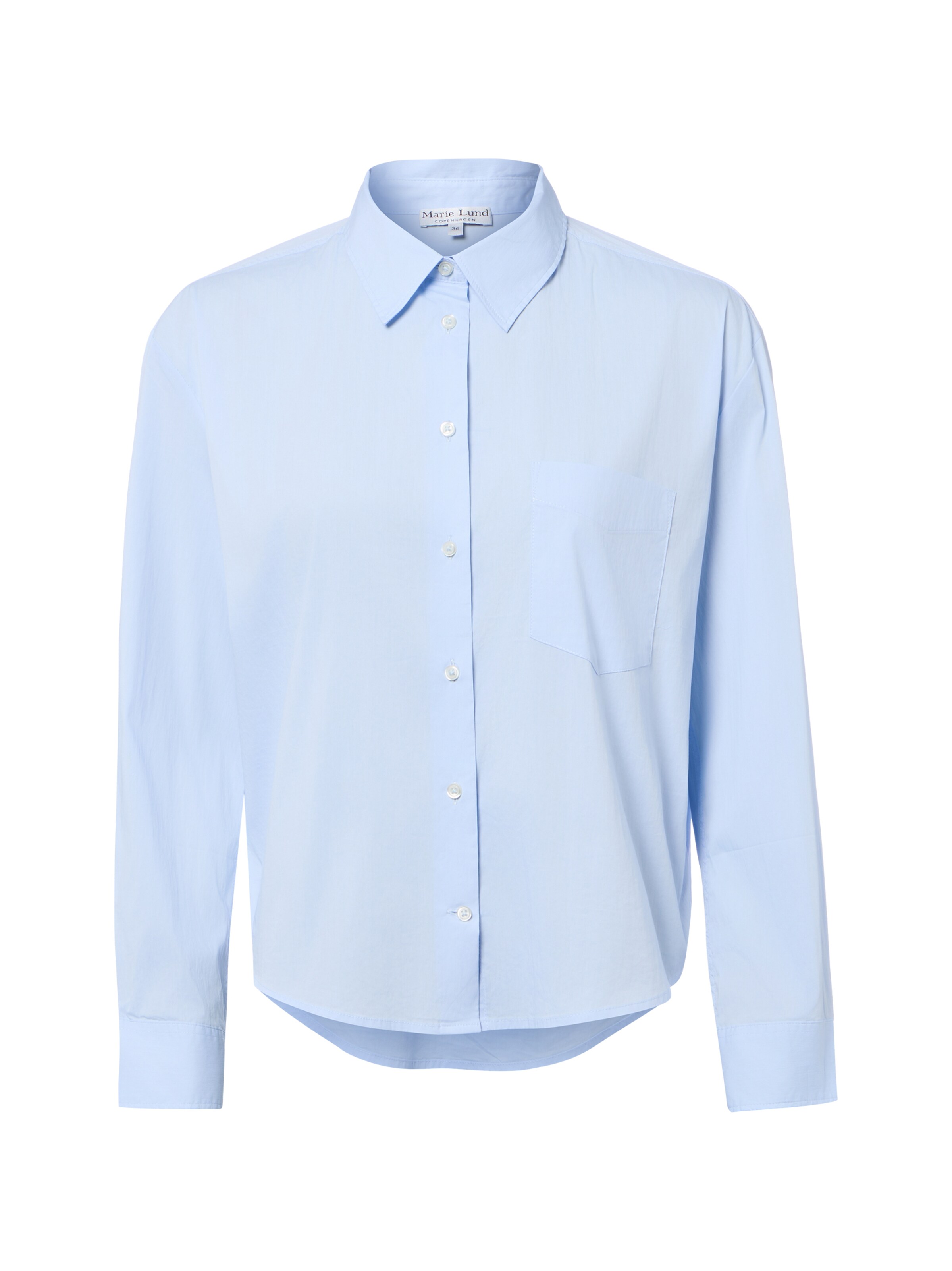 Marie Lund Bluse 'Medina' in Blau: Vorderseite