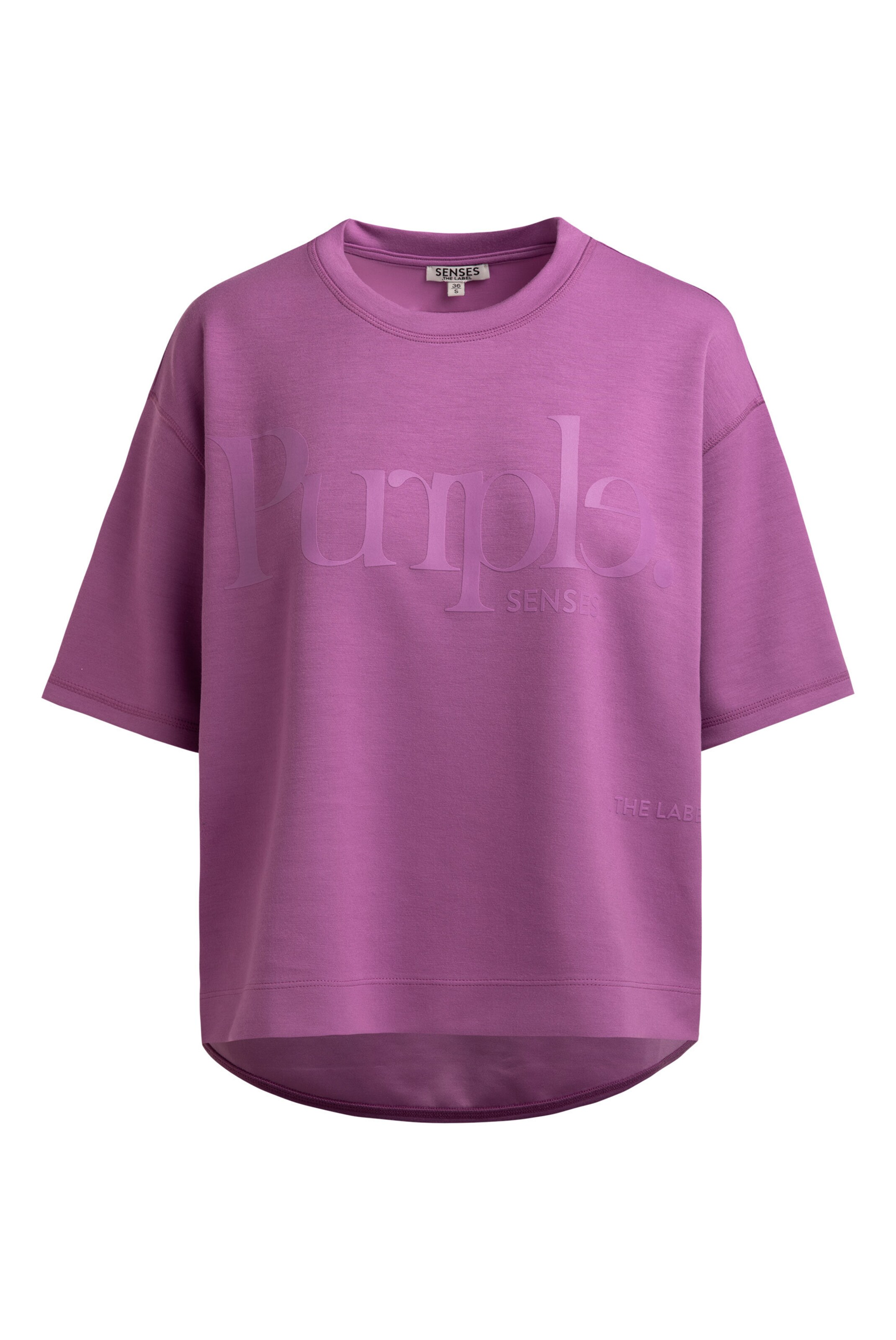 SENSES.THE LABEL Sweatshirt in Purple: front