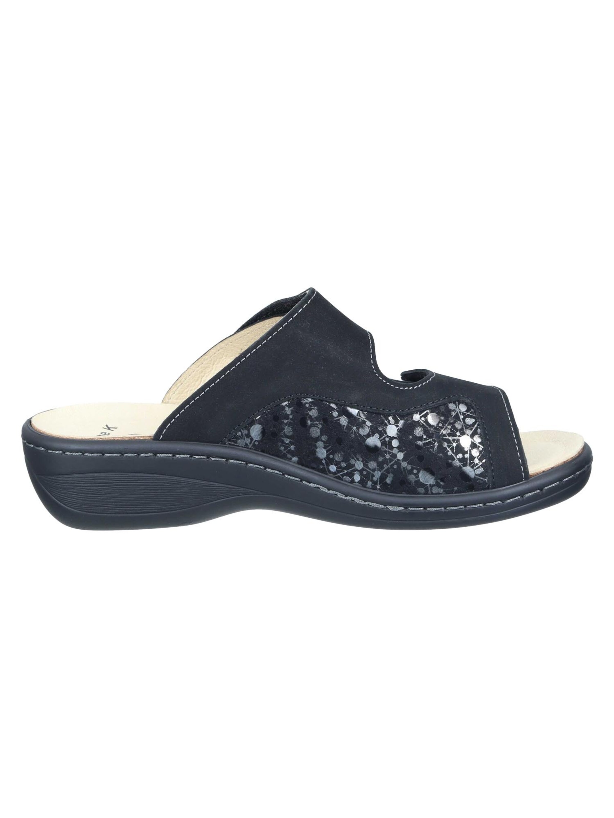 DR. BRINKMANN Mules 'Chelva' in Black