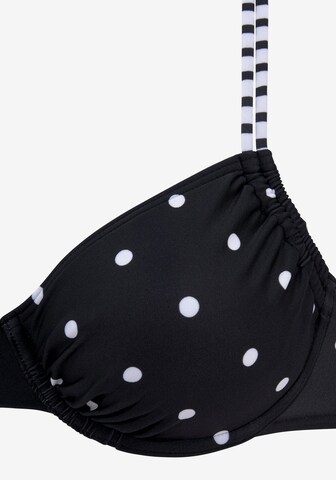 Invisible Hauts de bikini 'Audrey' s.Oliver en noir