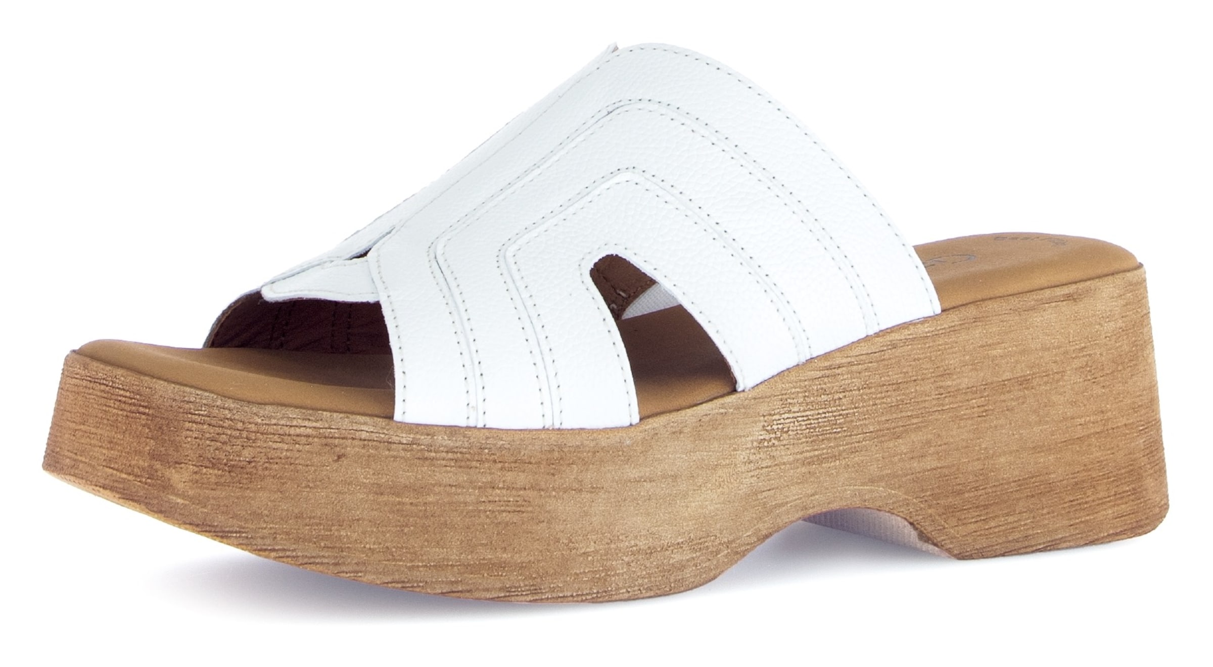 GABOR Pantolette in Weiß: Vorderseite