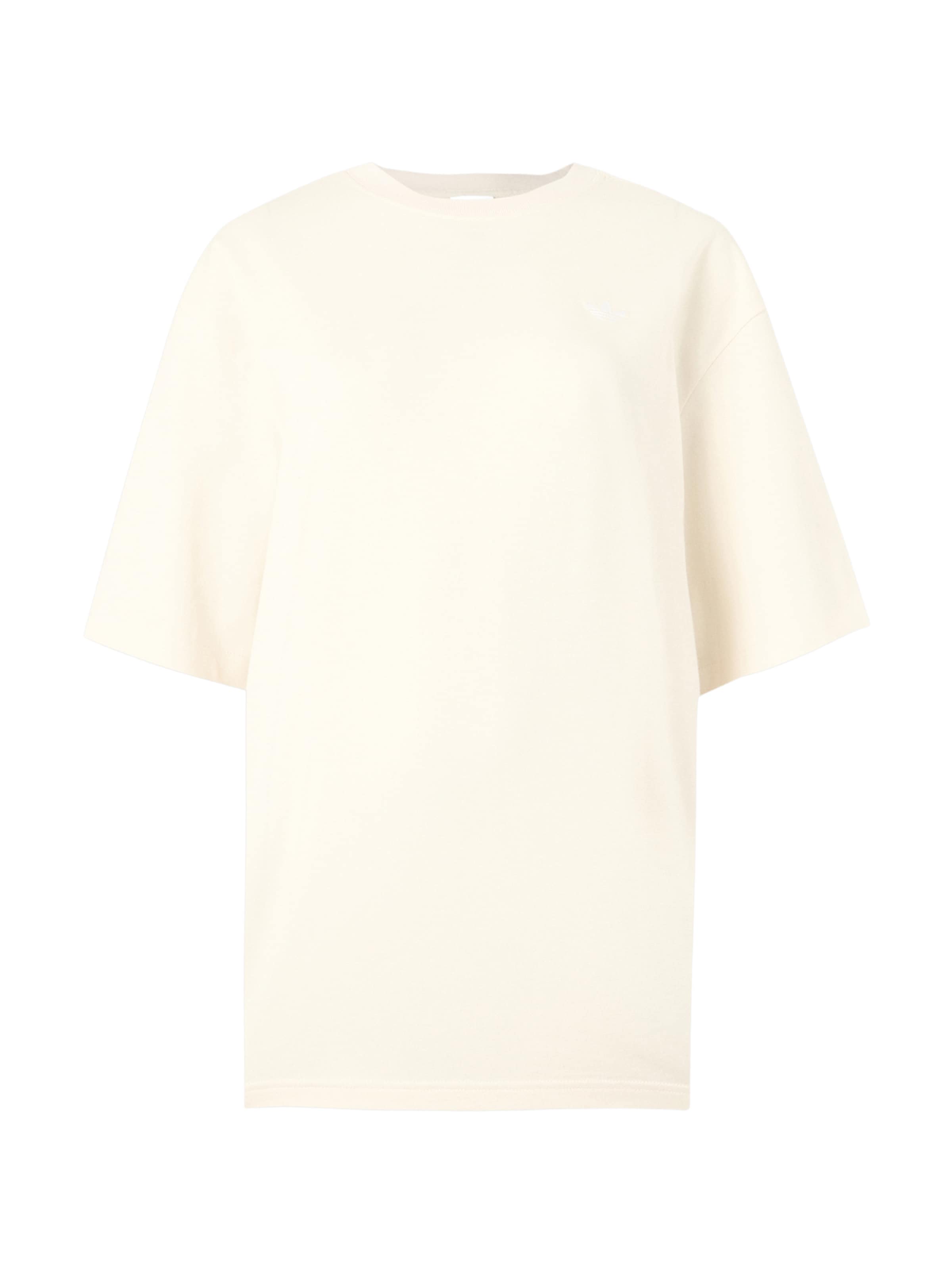 ADIDAS ORIGINALS - Camiseta talla grande 'Ess' en beige: frente