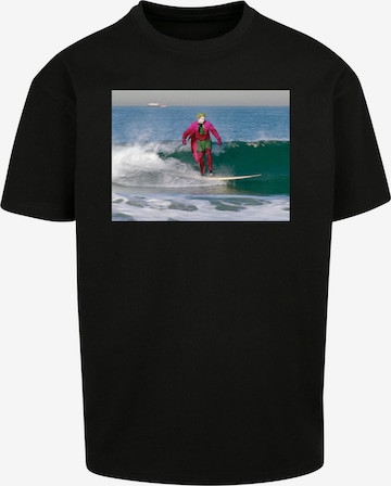 T-Shirt 'Batman TV Series Joker Surfing' F4NT4STIC en noir : devant