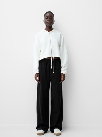 Bershka Wide leg Trousers in Black