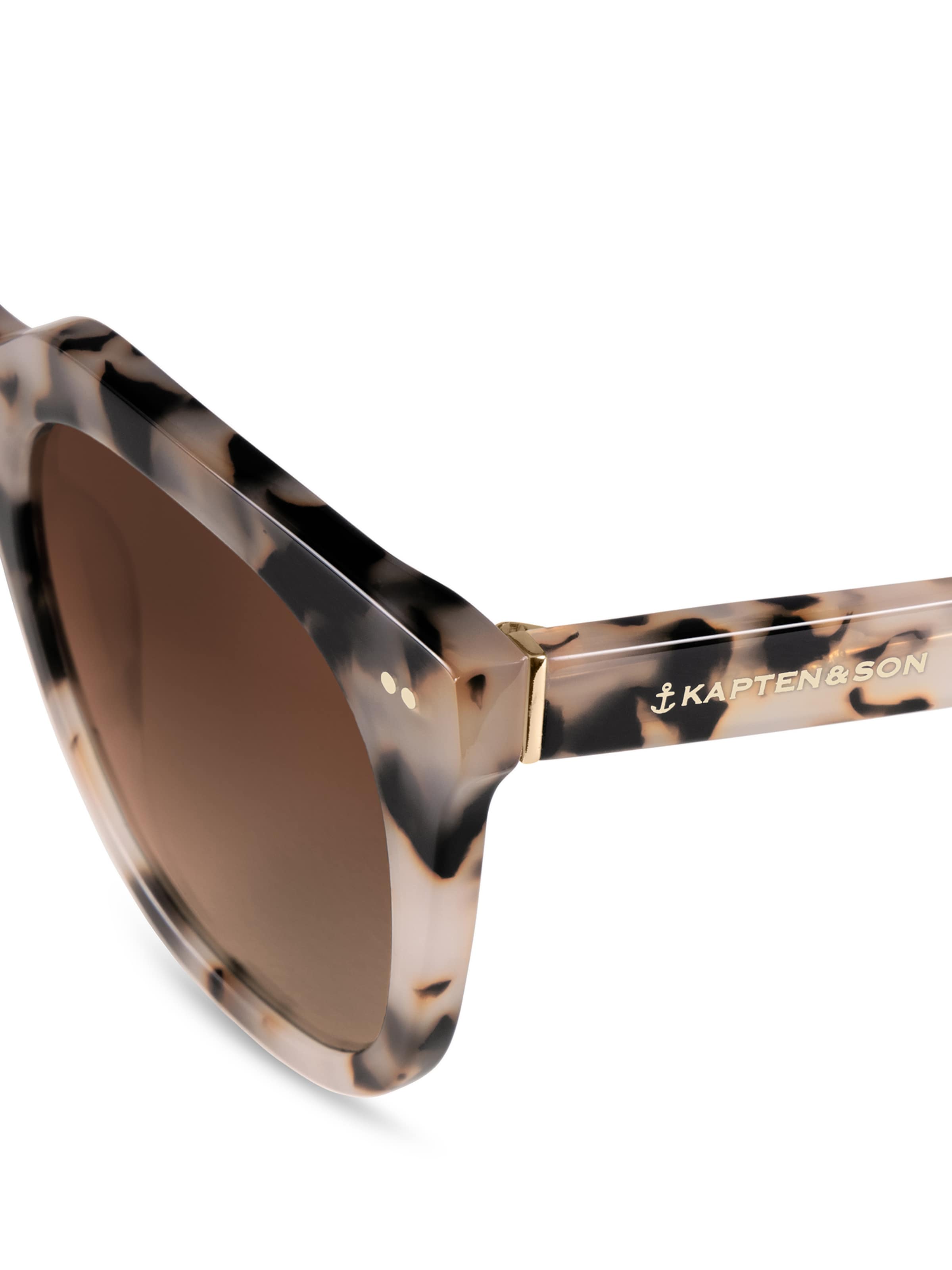 Kapten & Son Solglasögon 'Florence Sand Tortoise Brown' i brun