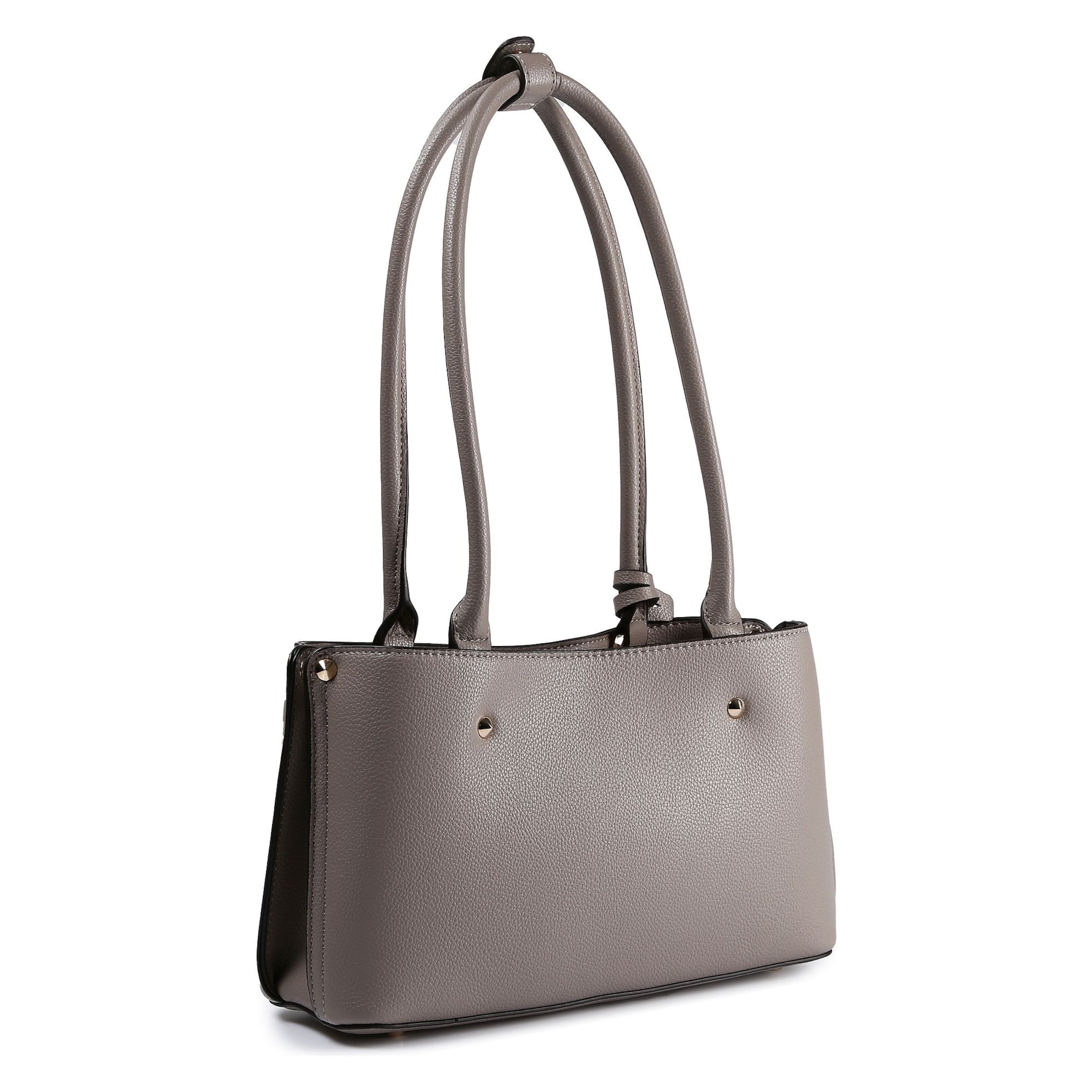 GUESS Schultertasche 'Meridian II' in Grau