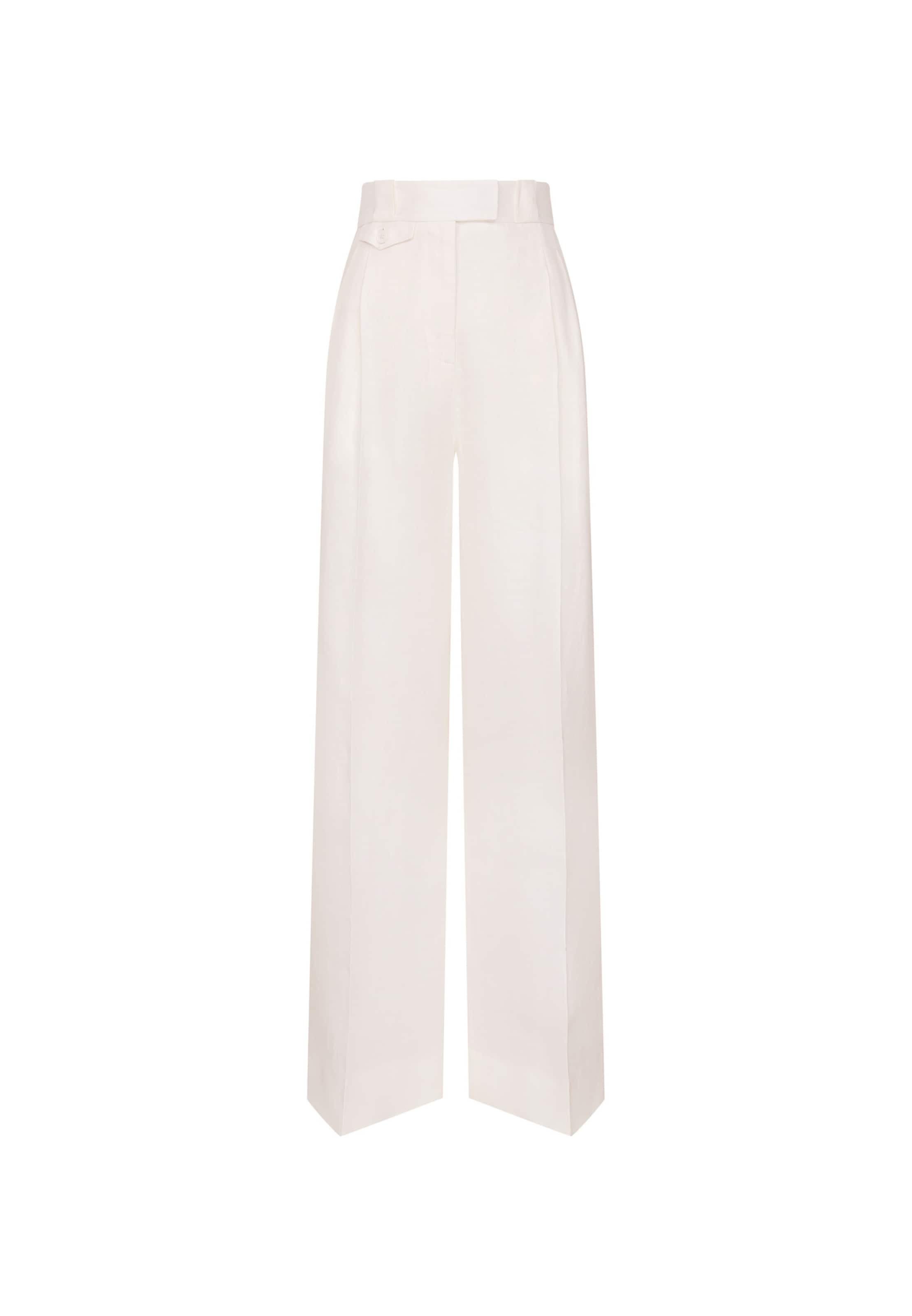 Regular Pantalon SEIDENSTICKER en blanc