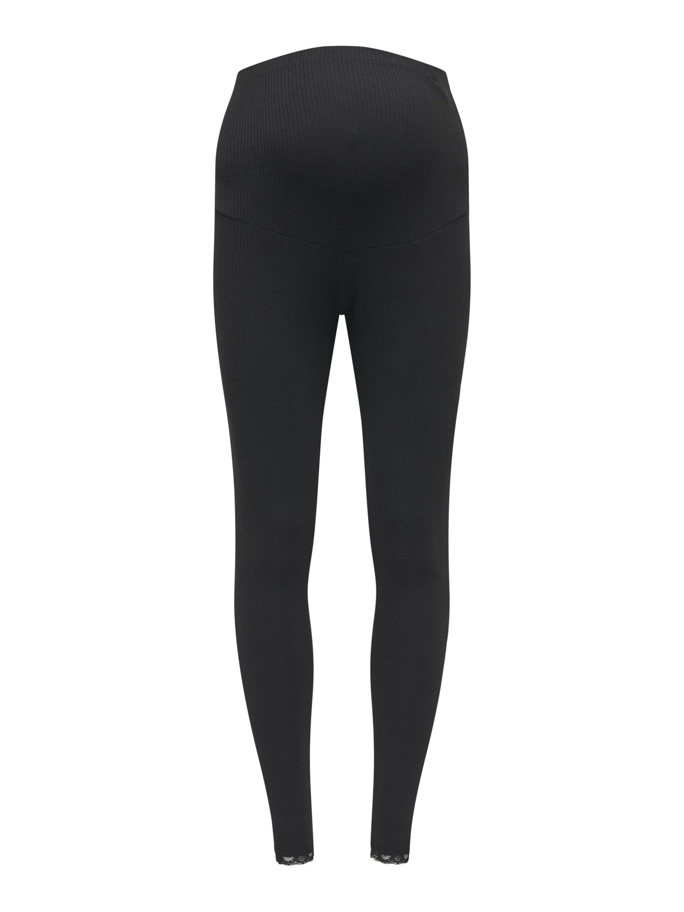 Only Maternity Skinny Leggings 'OLMIpass' in Zwart