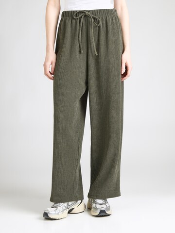 VERO MODA Широкий Штаны 'VMLUNA' в Зеленый: спереди