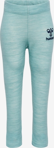 Hummel Skinny Leggings in Blau: predná strana