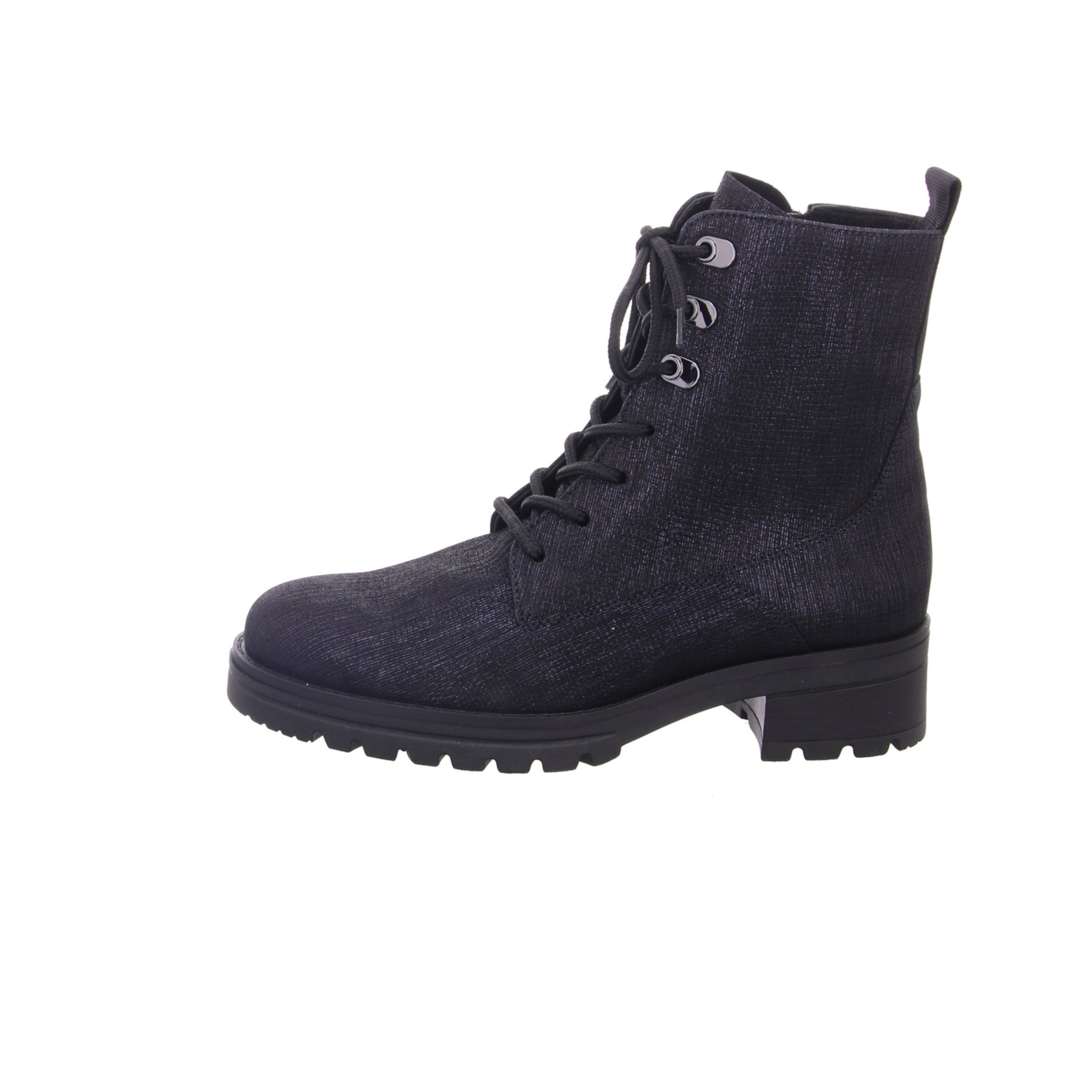 GABOR Lace-up bootie in Blue