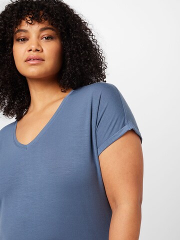 Vero Moda Curve - Camiseta 'Aya' en azul