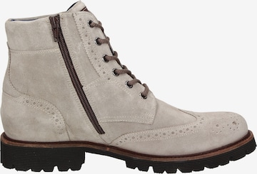 SIOUX Lace-Up Boots 'Dilip' in Grey