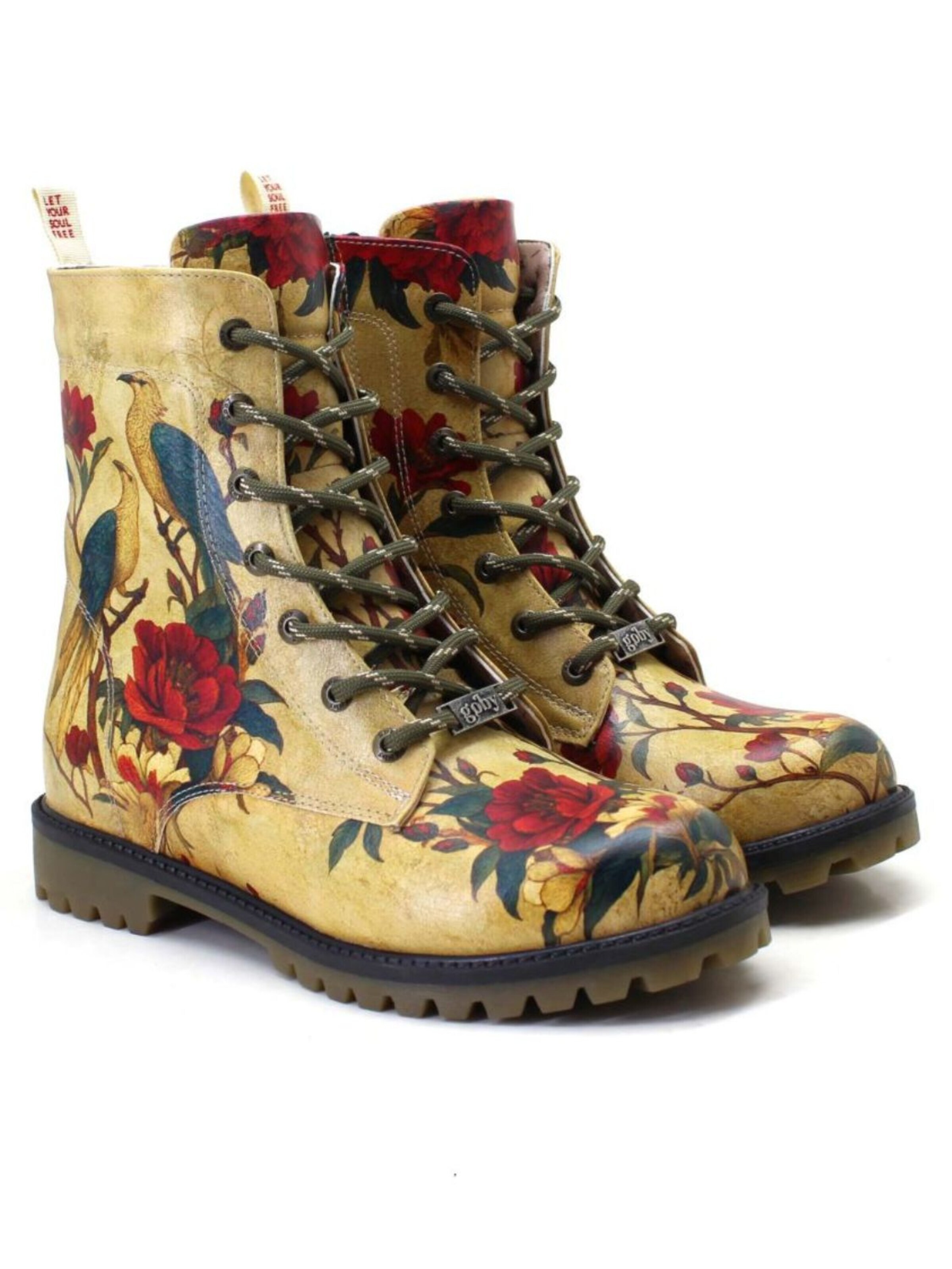 Goby Schnürstiefel 'Ankle Boots Goby WMAT191'‌‌‌‌ in Mischfarben: Vorderseite