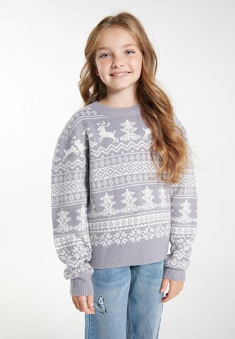 myMo KIDS Sweater 'Mimo' in Grey: front