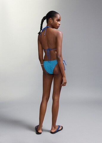 MANGO TEEN Triangle Bikini 'Valen' in Blue