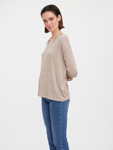 VERO MODA Trui 'BRIANNA' in Beige