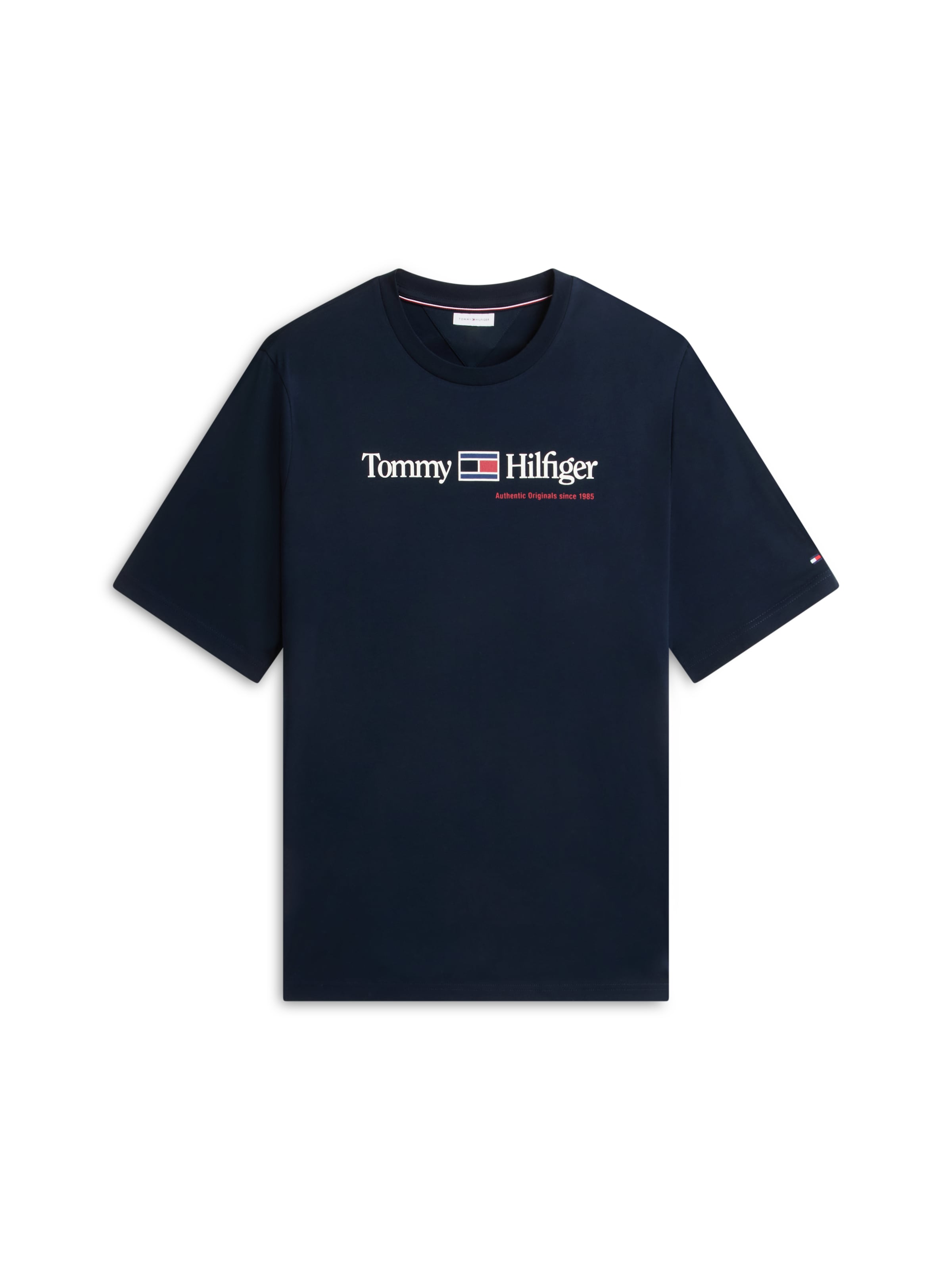 Tommy Hilfiger Big & Tall Tričko – modrá: přední strana
