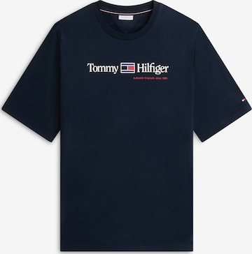 Tommy Hilfiger Big & Tall Tričko – modrá: přední strana