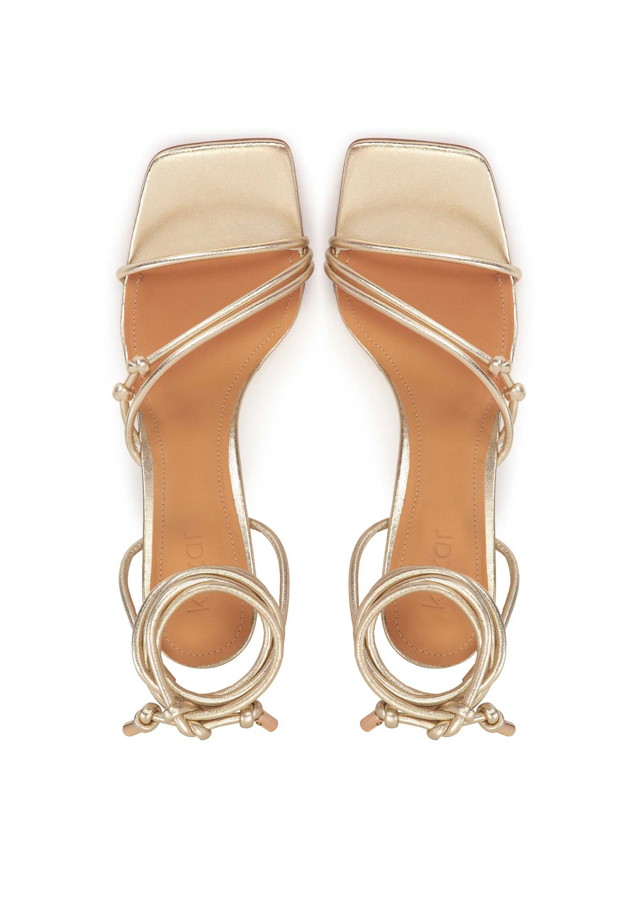 Kazar Pántos szandál - arany