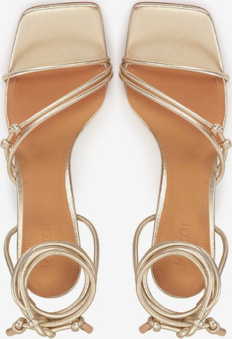 Kazar Strap Sandals in Gold