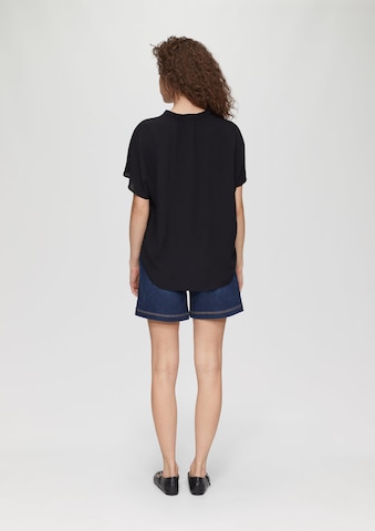 QS Bluse in Schwarz