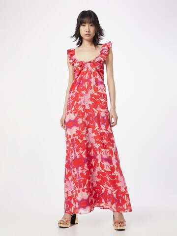 River Island Summer Dress in Red: front