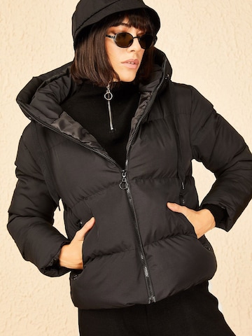 Bianco Lucci Between-season jacket in Black: front