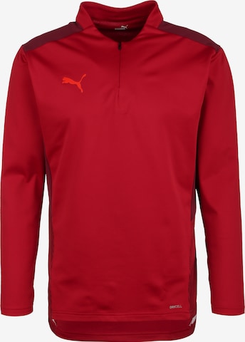 Sweat de sport PUMA en rouge : devant