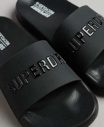 Superdry Beach & Pool Shoes in Black