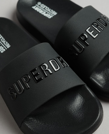 Superdry Strand-/Badeschuh in Schwarz