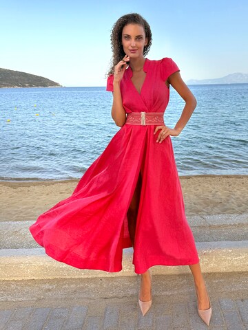 JIORO Kleid 'ESSENTIALS' in Pink