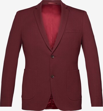 Coupe slim Veste de costume ESPRIT en rouge : devant