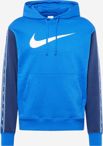 Nike Sportswear Sweatshirt 'REPEAT' in Blau: predná strana