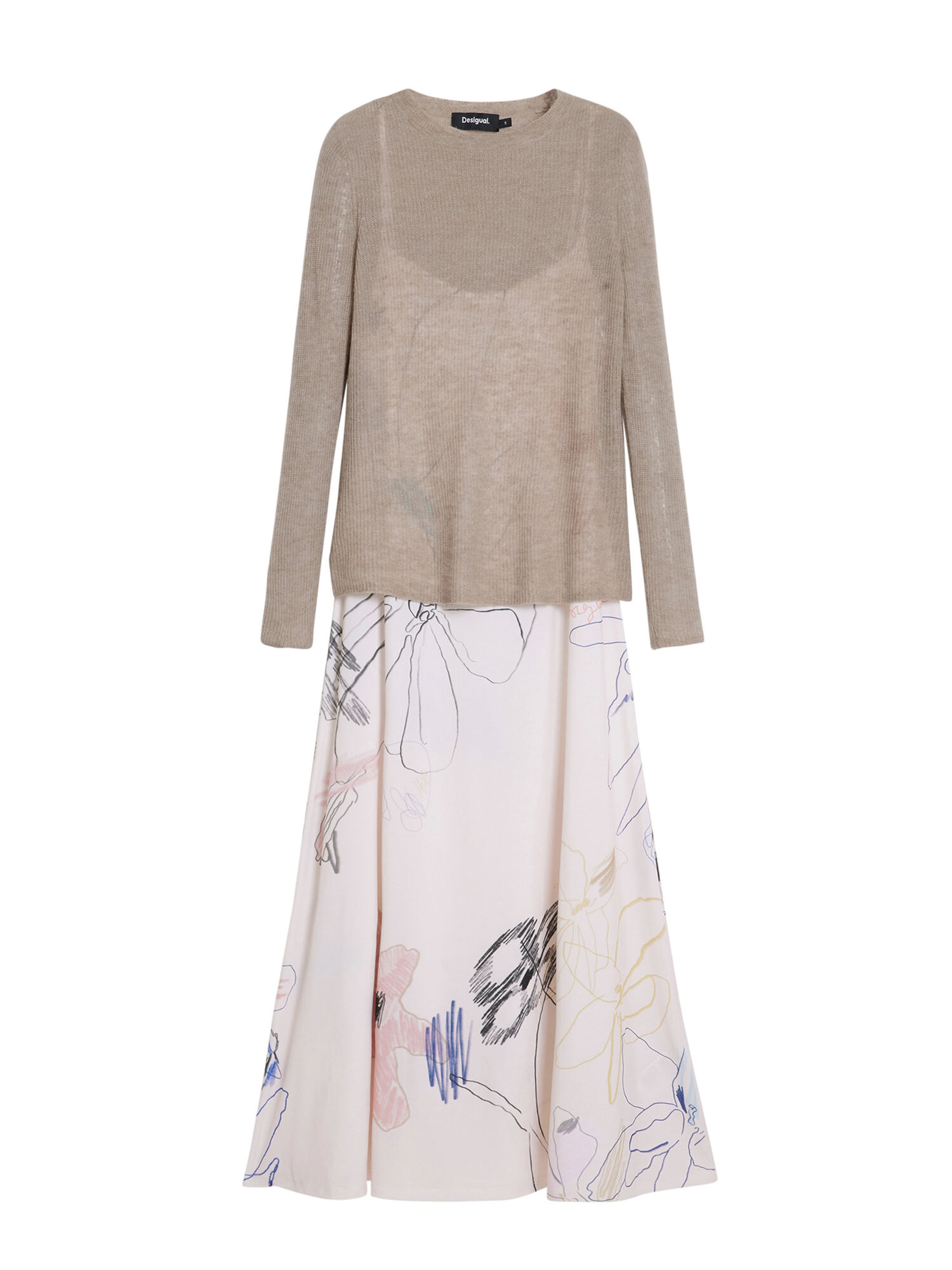 Desigual Dress in White: front