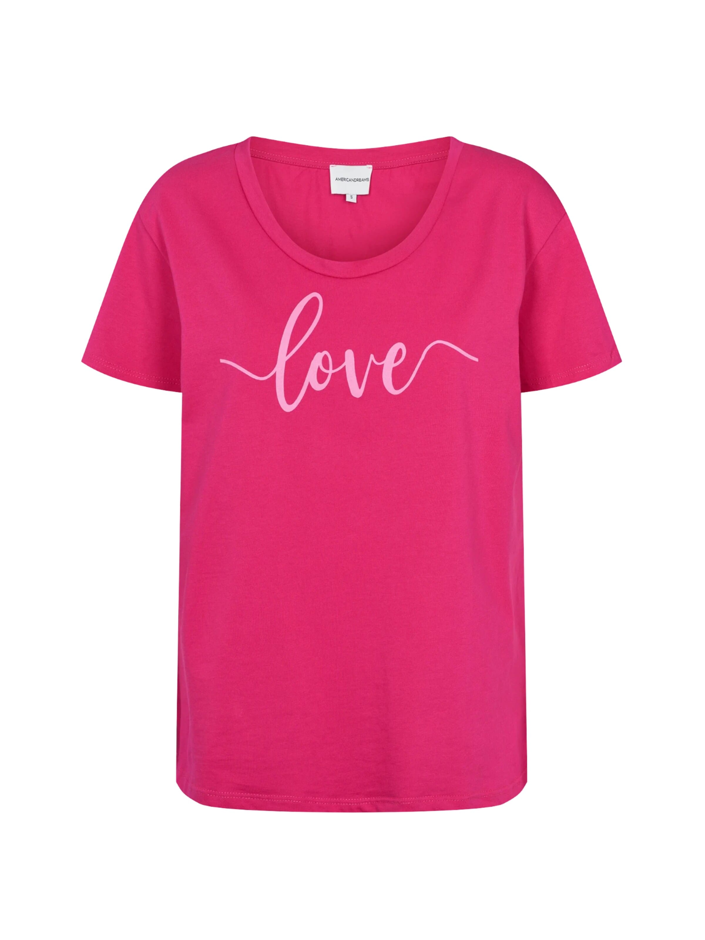 americandreams Overdel 'T-shirt' i S i pink, Produktvisning