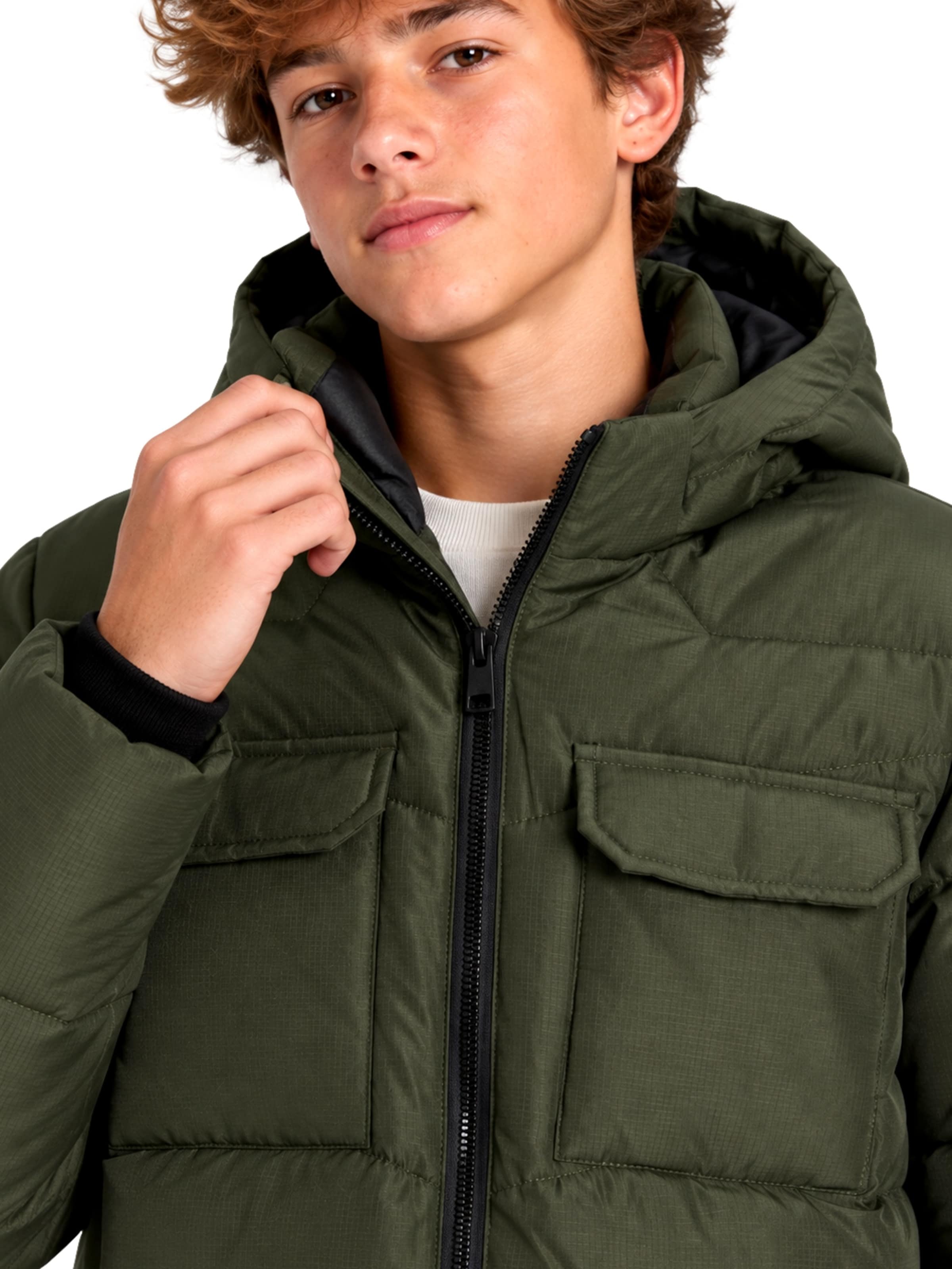 Jack & Jones Junior Zimní bunda 'Mason' – zelená