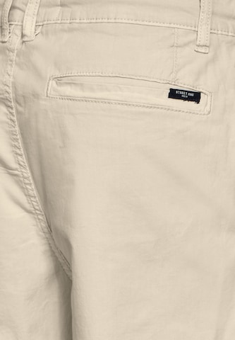 Street One MEN Regular Chino Pants in Beige