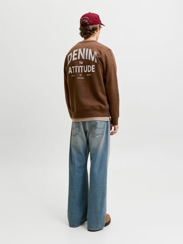 JACK & JONES Sweater 'dover' in Brown