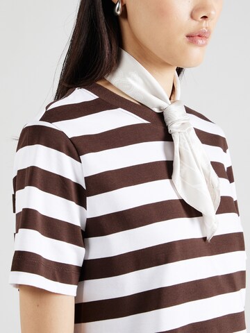 SELECTED T-Shirt 'SLFEssential' in Braun